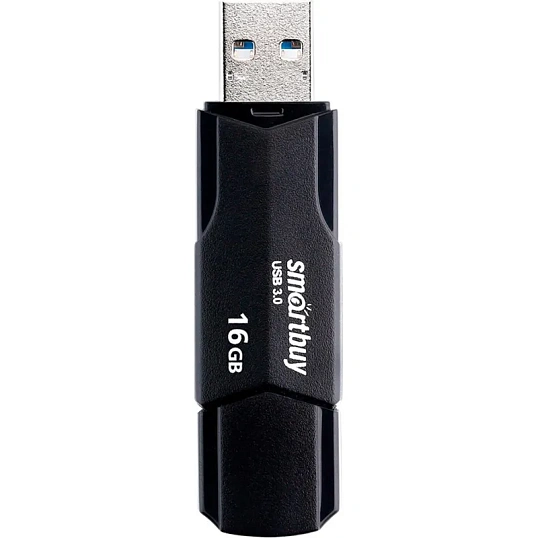 Флеш-память Smartbuy UFD 3.0/3.1 16GB CLUE Black (SB16GBCLU-K3)