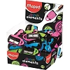 Точилка Maped ELEMENTS, 1 отверстие до 8 мм,пластик,ассорти,501600
