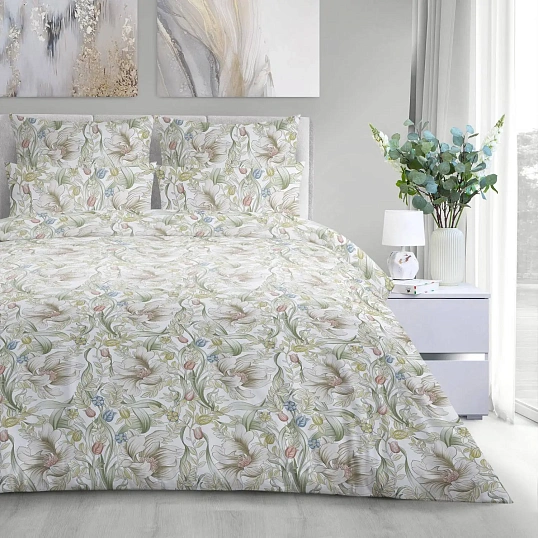 Постельное белье Семейное Сат. прем.(нав.50х70-2шт,70х70-2шт)Blossom,929262