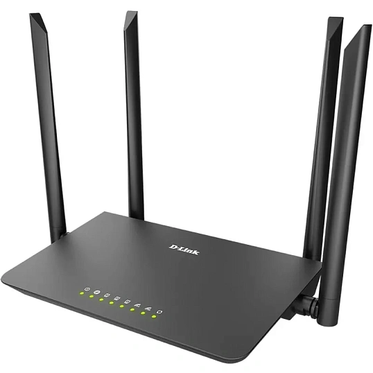 Маршрутизатор беспроводной D-Link DIR-820/RU/A1A AC1200 10/100BASE-TX черны