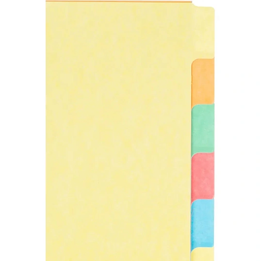 Разделитель листов 1-12, цв.карт.Attache,A4