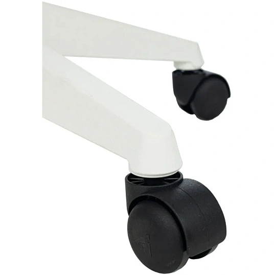 Кресло VB_Echair-396W (LT) сетка/ткань черный пластик белый