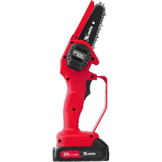 Пила цепная аккумуляторная мини  MTX  MCS-100, Li-Ion, 20 В (58640)