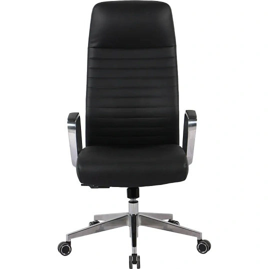 Кресло BN_Hg_EChair-505 TL нат. кожа черный алюминий
