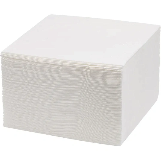 Салфетки бумажные Soffione белые 24х24см 2сл 100шт/уп