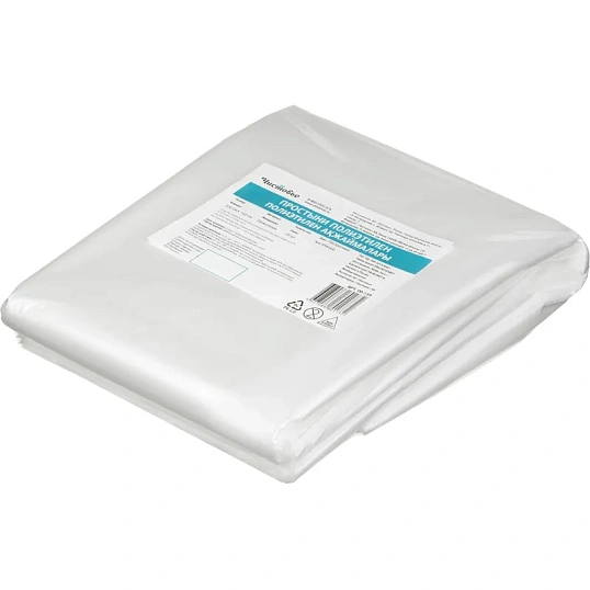 Простыня 200x160, полиэтилен, 25шт/уп, 00-139