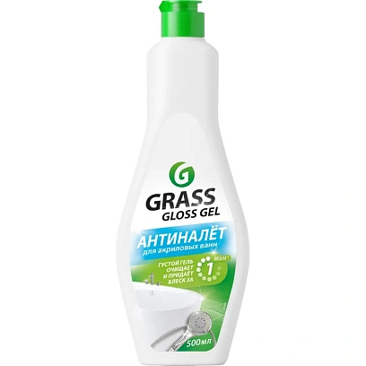 Средство для сантехники Grass Gloss Gel сл/кисл д/дел уход за акр мет 0,5л