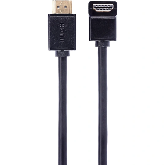 Кабель HDMI---HDMI ver 2.1 8K@60Hz угол 90град  2м, Telecom <TCG256-2M
