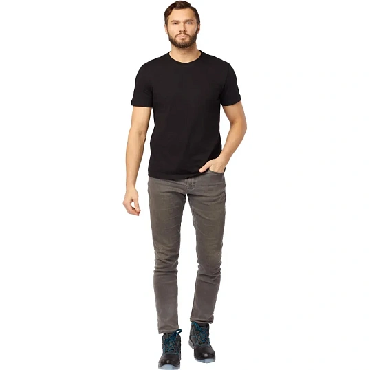 Футболка (160 г.) с кор.рукавом чрн.(M)