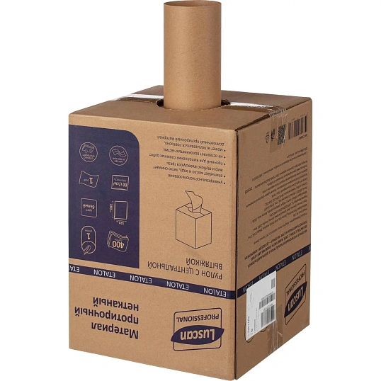 Материал протирочный нетканый Luscan Professional 60г 32х38см 400л/рул бел