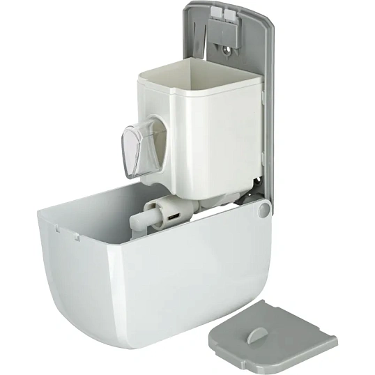 Дозатор для жидкого мыла Luscan Professional 500мл, бело-серый пластик