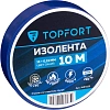 Изолента TOPFORT 15мм х 10м х 0,13мм синий