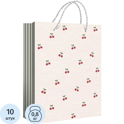Пакет подарочный (MS) Вишня, 151102490