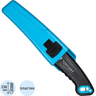 Нож универсальный TOPFORT для электр.монтажника ABS+TPR,кобура