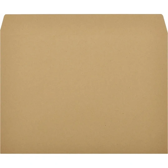 Конверт С4  из крафт бум. 90 г/м2 с силиконовой лентой, 25 шт/уп