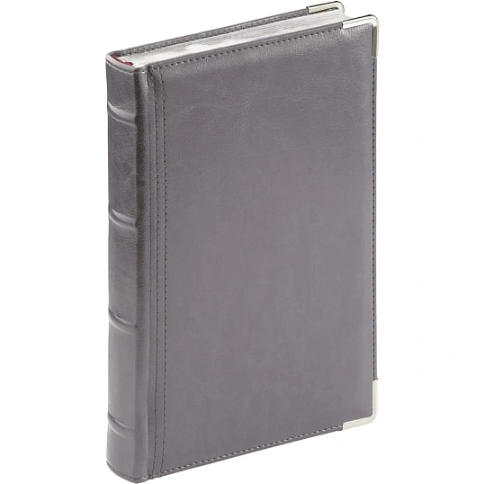 Ежедневник полудатированный А5+ п/дат. boss (серый) 3-404/273