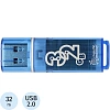 Флеш-память Smartbuy Glossy, 32Gb, USB 2.0,гол,SB32GBGS-B