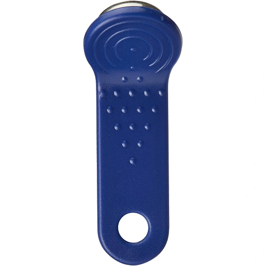 Электронный ключ Bigtech Touch Memory (iButton) DS 1990 синий (уп.100шт)