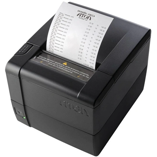 Фискальный регистратор ККТ АТОЛ 25Ф.черный.Без ФН.USB.RS-232.Ethernet5.0