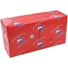 Салфетки бумажные 2 сл 23х24 см красные 250 шт/уп