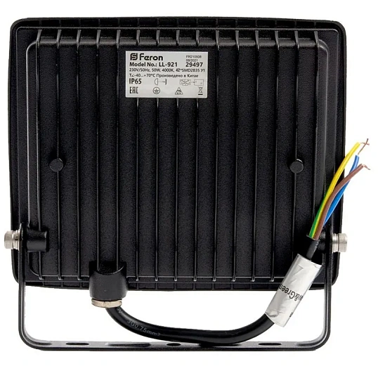 Прожектор светодиодный FERON 2835 SMD 50W 4000K AC220V/50Hz LL-921 (29497)