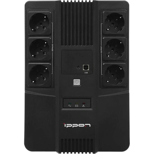 ИБП Ippon Nut 650 650ВА/360Вт черный(2050150)