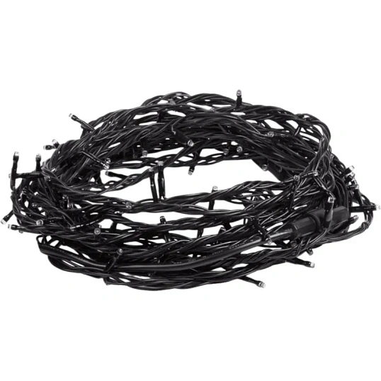 Гирлянда светодиодная Нить управл. 20м 200LED ТЕПЛЫЙ БЕЛЫЙ IP65,303-146