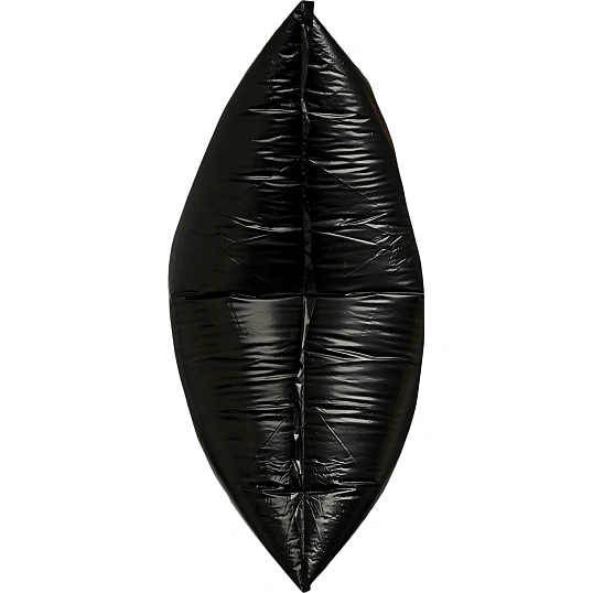 Мешки для мусора ПВД 120л 55мкм 5шт/уп черные 70x110см Luscan