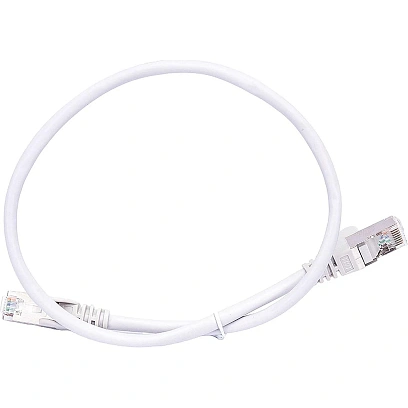 Патч-корд TWT TWT-45-45-0.5/S-GY FTP кат.5e, 0.5 м, серый