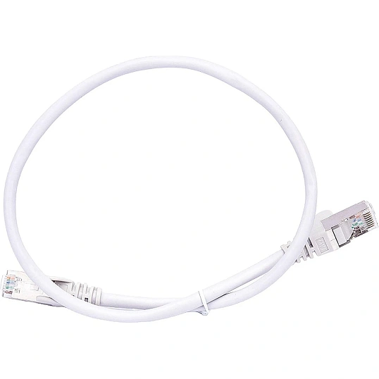 Патч-корд TWT TWT-45-45-0.5/S-GY FTP кат.5e, 0.5 м, серый