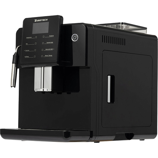Кофемашина автоматическая BigTech EСM301B, 1,7литра, зерна 250 гр,черная