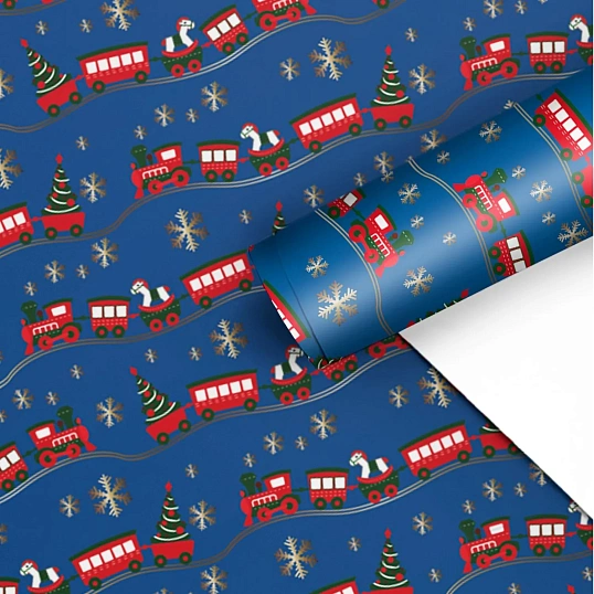 Бумага упаковочная для сувен. продукции с рисунком, 80г/м2 100х70 арт.95234