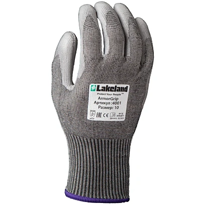 Перчатки защитные от порезов Lakeland ArmorGrip 4001 цв.серый р.8
