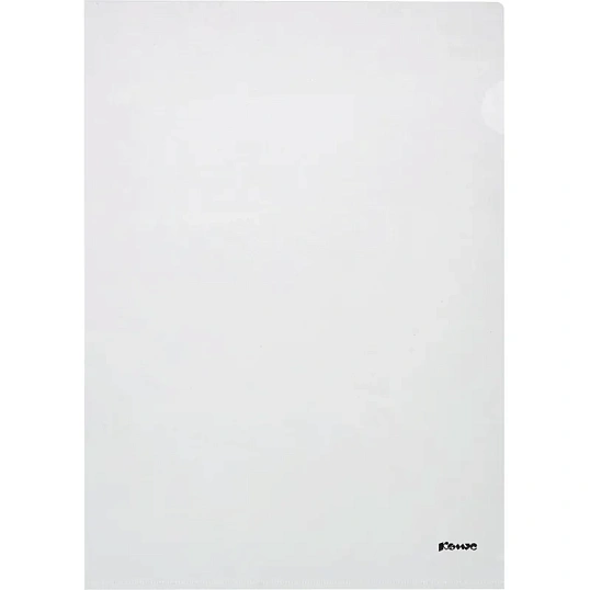 Папка уголок Комус А4 180мкм (прозрачный)