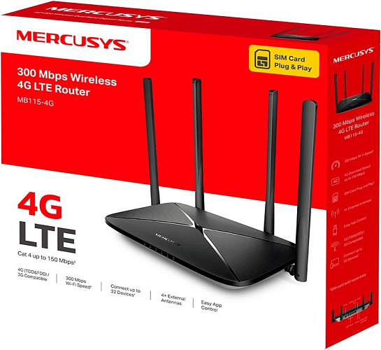Маршрутизатор Mercusys MB115-4G