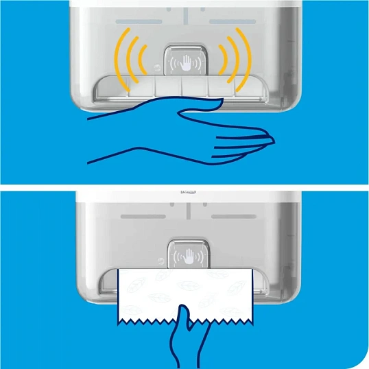 Полотенца бумажные д/держ.Торк Матик H1 Комфорт в рул 6рул./уп 120067