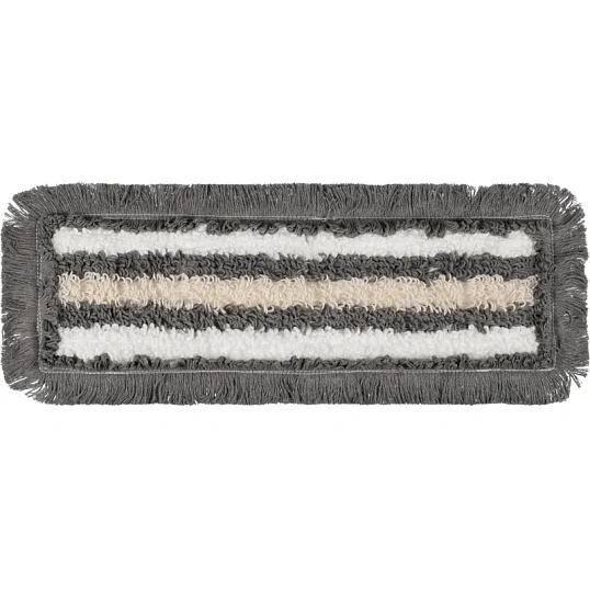 Насадка МОП петельный комбинир серый (крепление карман-язык) 40см_MVP-40-RS