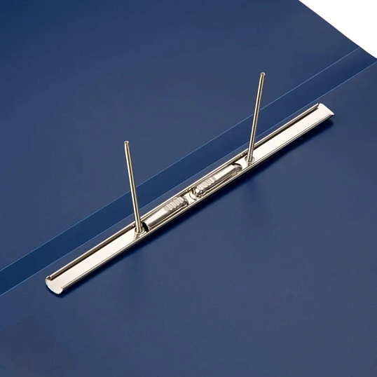 Скоросшиватель пластиковый с метал. скоросшивателем Attache 055S-E синий