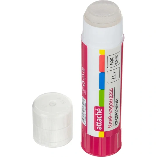 Клей-карандаш 21г Attache прозрачный