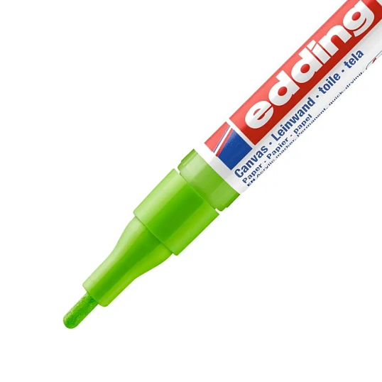 Маркер акриловый Edding 5300/927.кругл.нак. 1-2 мм. Цвет Желто-зеленый