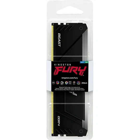 Модуль памяти Kingston FURY Beast DDR4 DIMM 16GB 3200Мгц(KF432C16BB12A/16)