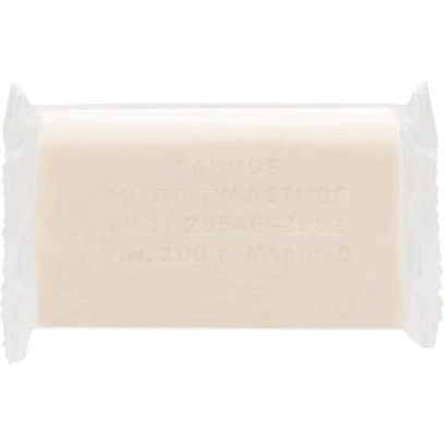 Мыло туалетное Банное 100 гр флоу пак