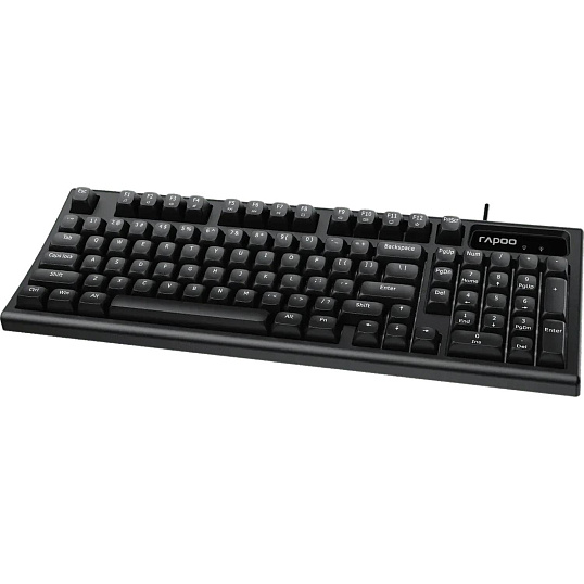 Клавиатура RAPOO проводная NK2800, цвет - черный