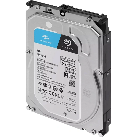 Жесткий диск Seagate SkyHawk 3.5 2TB  SATA 5400rpm 256MB(ST2000VX016)