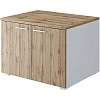 Тумба для оргтех. Комус Мебель K-Loft 241Т004 786х616х568 дуб натур./белый