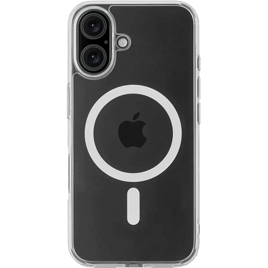 Чехол uBear Real Mag Case,защитн,iPhone 16, усил.прозр.(CS395TT61RL-I24M)