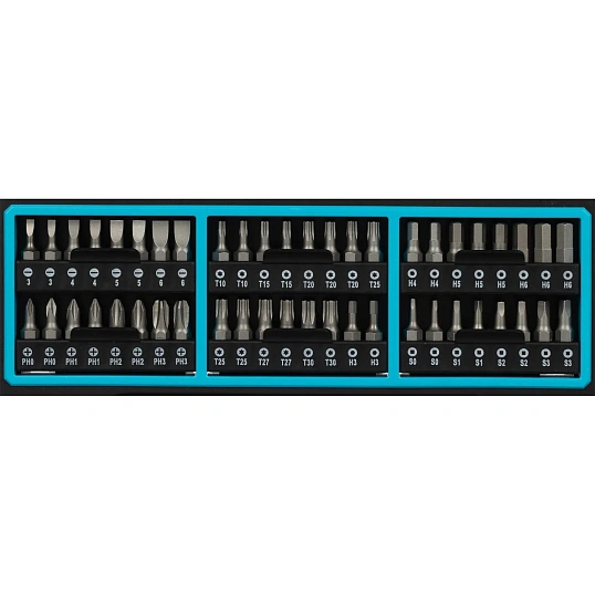 Набор отверток Topfort с битами, головками, шестигр. 114 предм (5311114)