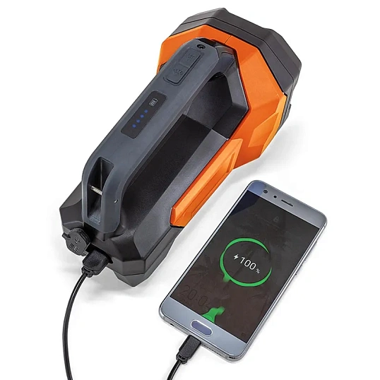 Фонарь ЯРКИЙ ЛУЧ S-1000 Buffalo узконапр., powerbank