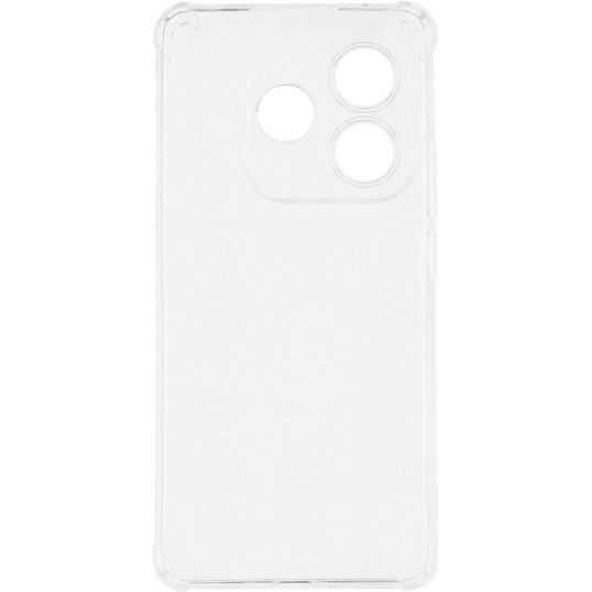 Чехол накладка PERO силикон для Xiaomi Redmi Note 14 прозрачный