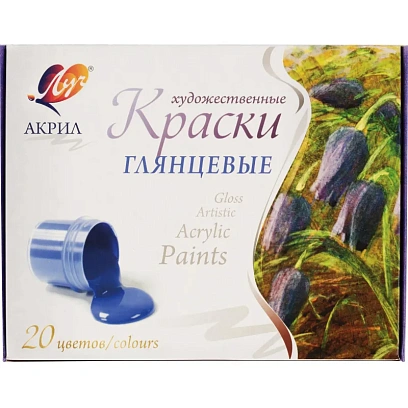 Краски акриловые художественные 20 цв. 31C 1995-08